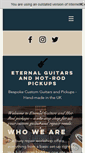 Mobile Screenshot of eternal-guitars.com